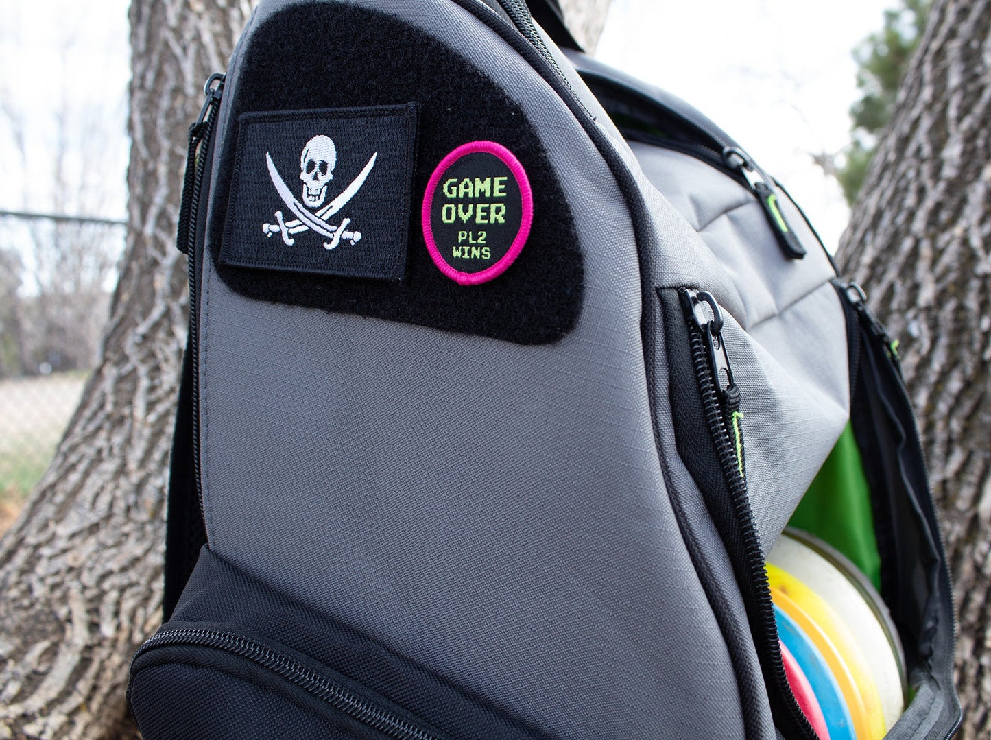 Calico Jack Pirate Flag Disc Golf Velcro Patch