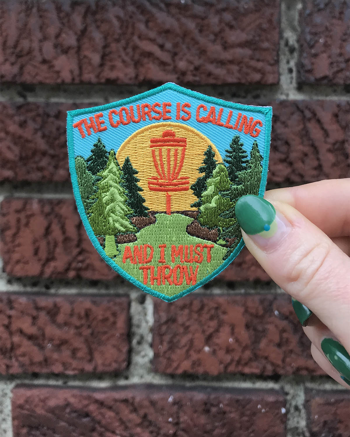 The Course is Calling | Disc Golf Patch