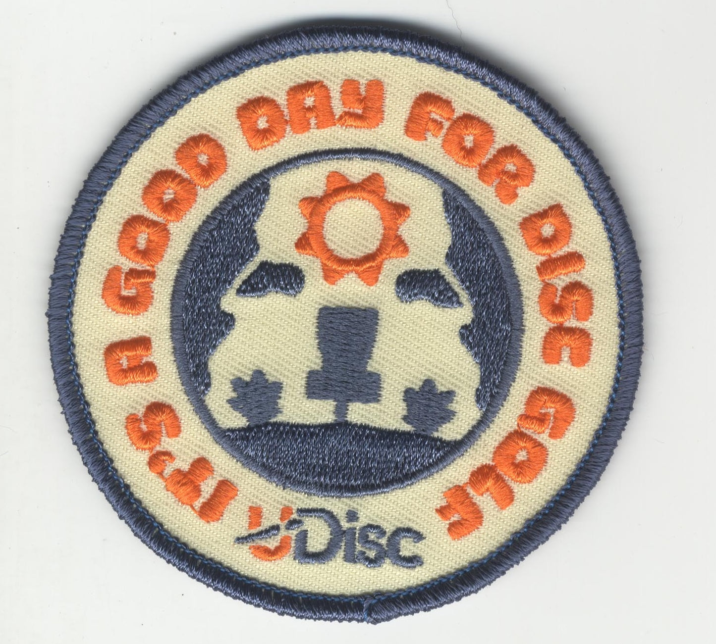 Good Day for Disc Golf 3" Custom Embroidered Patch