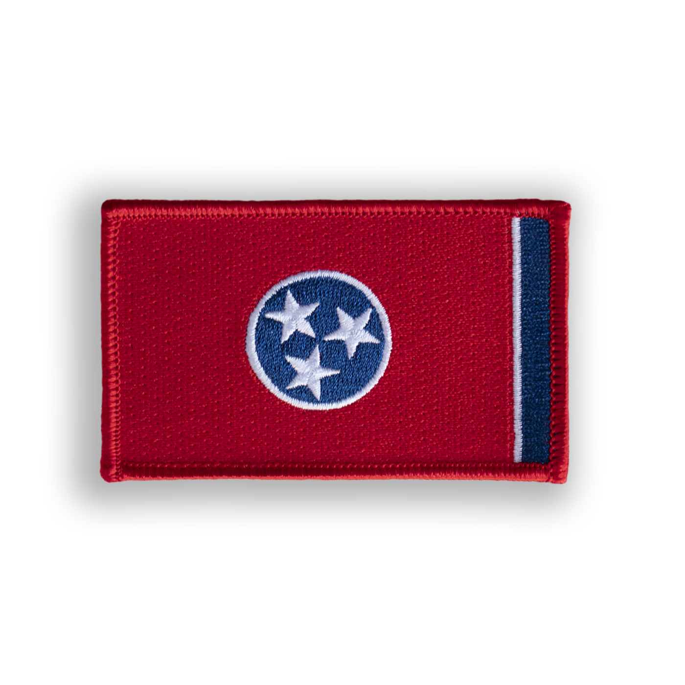 Tennessee State Flag Disc Golf Patch - Iron-on, velcro, peel & stick