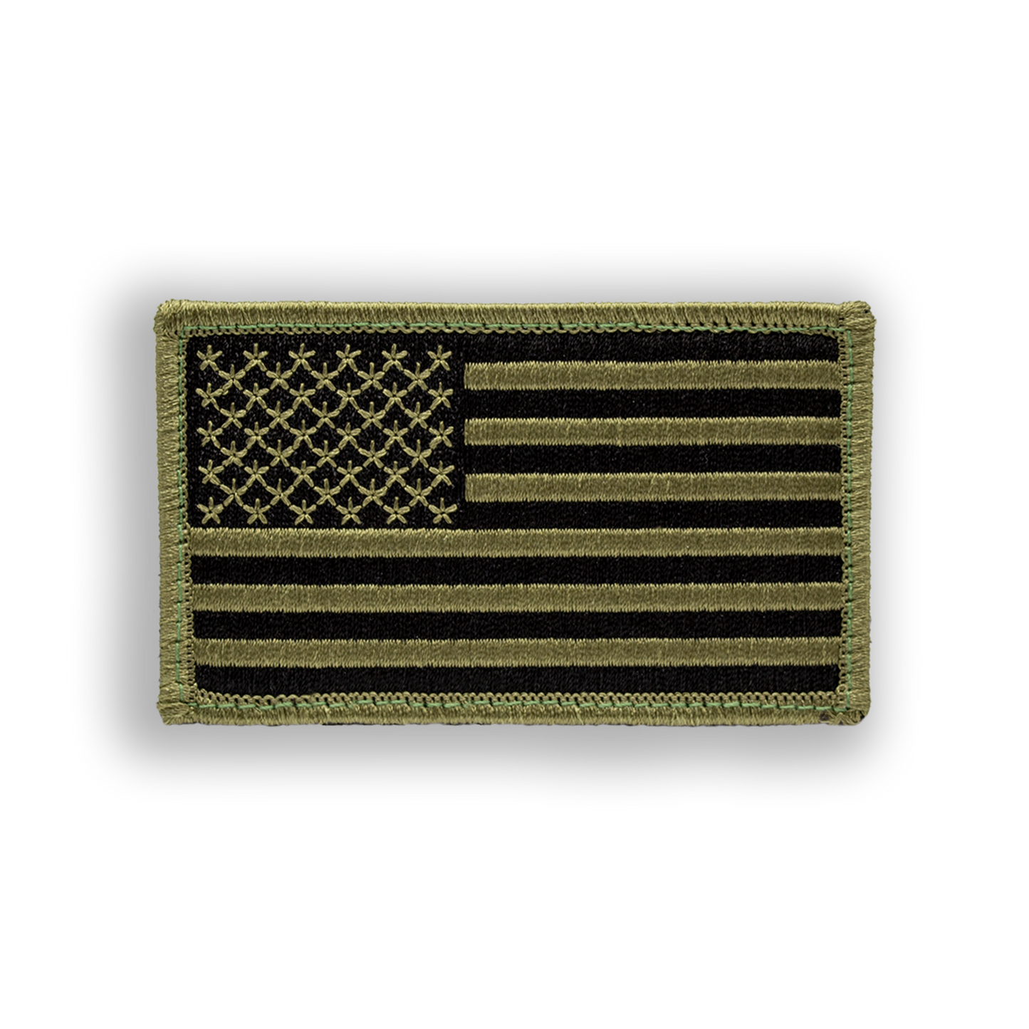 OD Green Subdued US Flag Velcro Patch