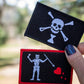 Blackbeard Pirate Flag Disc Golf Patch - Iron-on patches