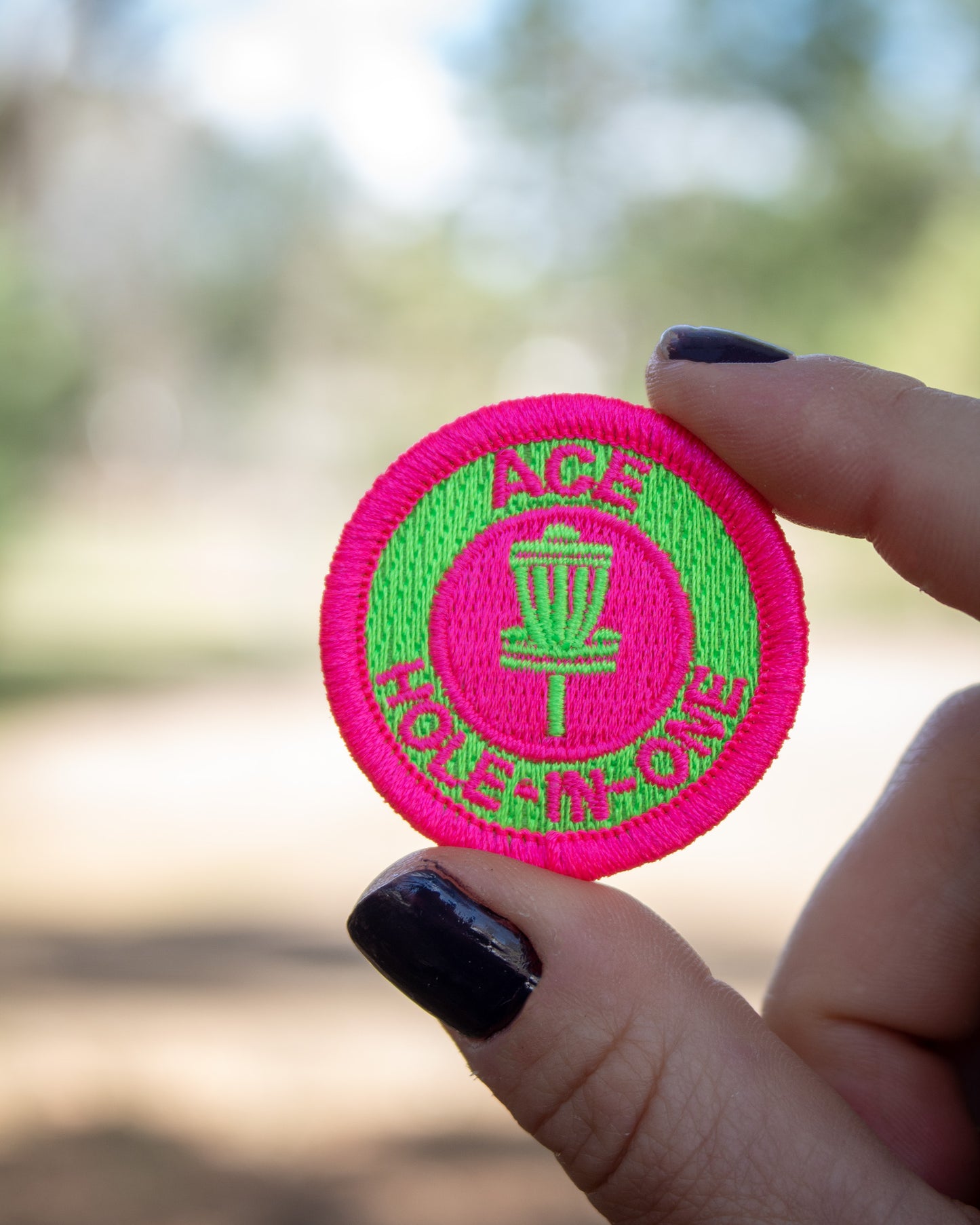 Disc Golf Patch - Iron-on patch