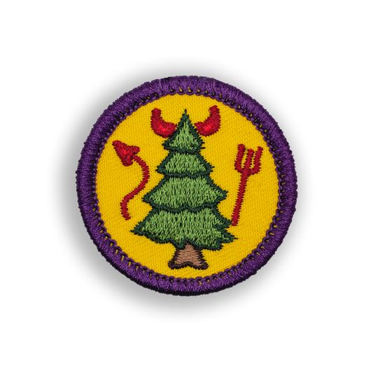 Bad Tree Bogey Badge© Disc Golf Patch - Iron-on, velcro, peel & stick