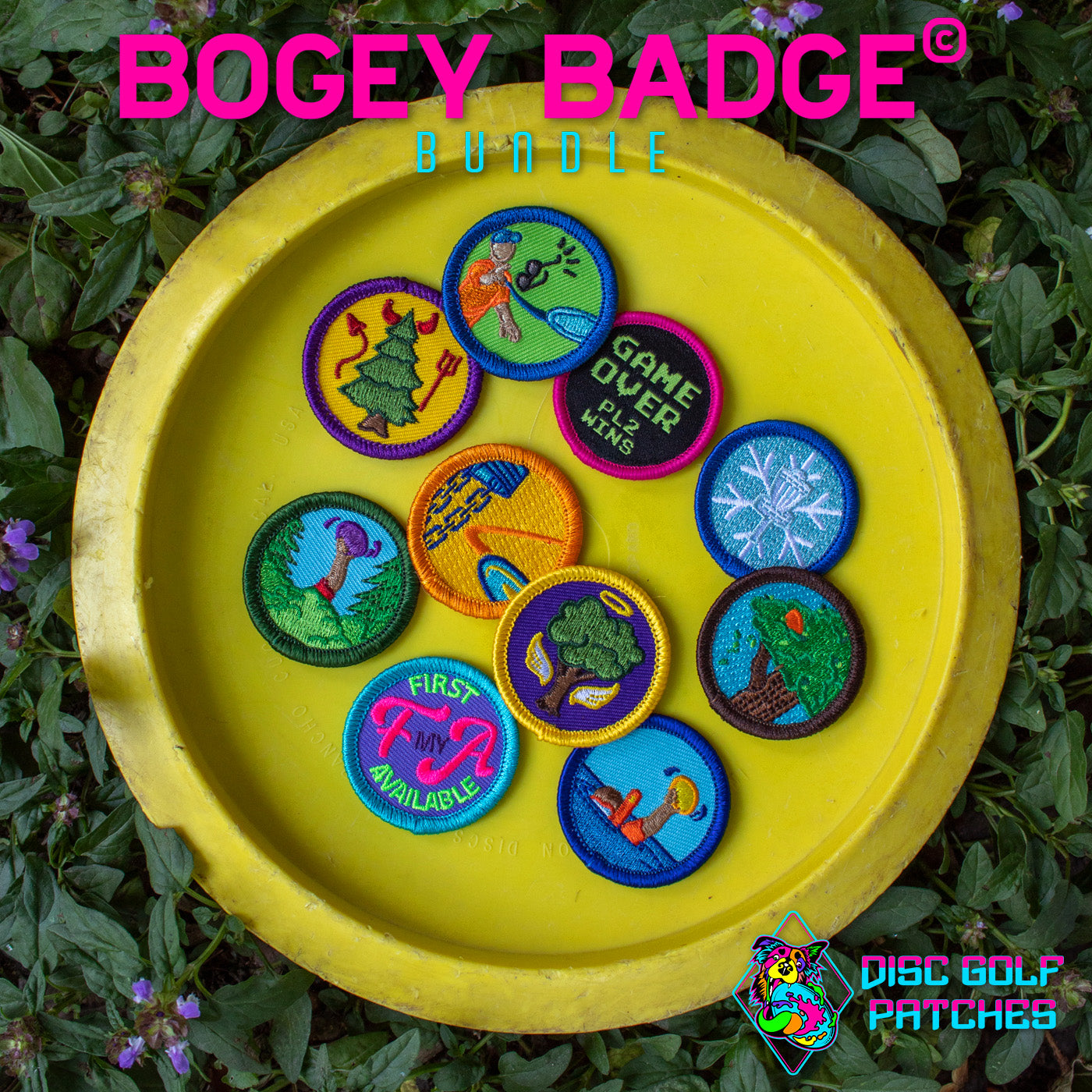 Bogey Badge Bundle | Disc Golf Patch