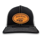 Leather PDGA Player Number Disc Golf Hat