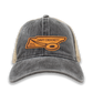 Custom Leather State Player Number Disc Golf Hat