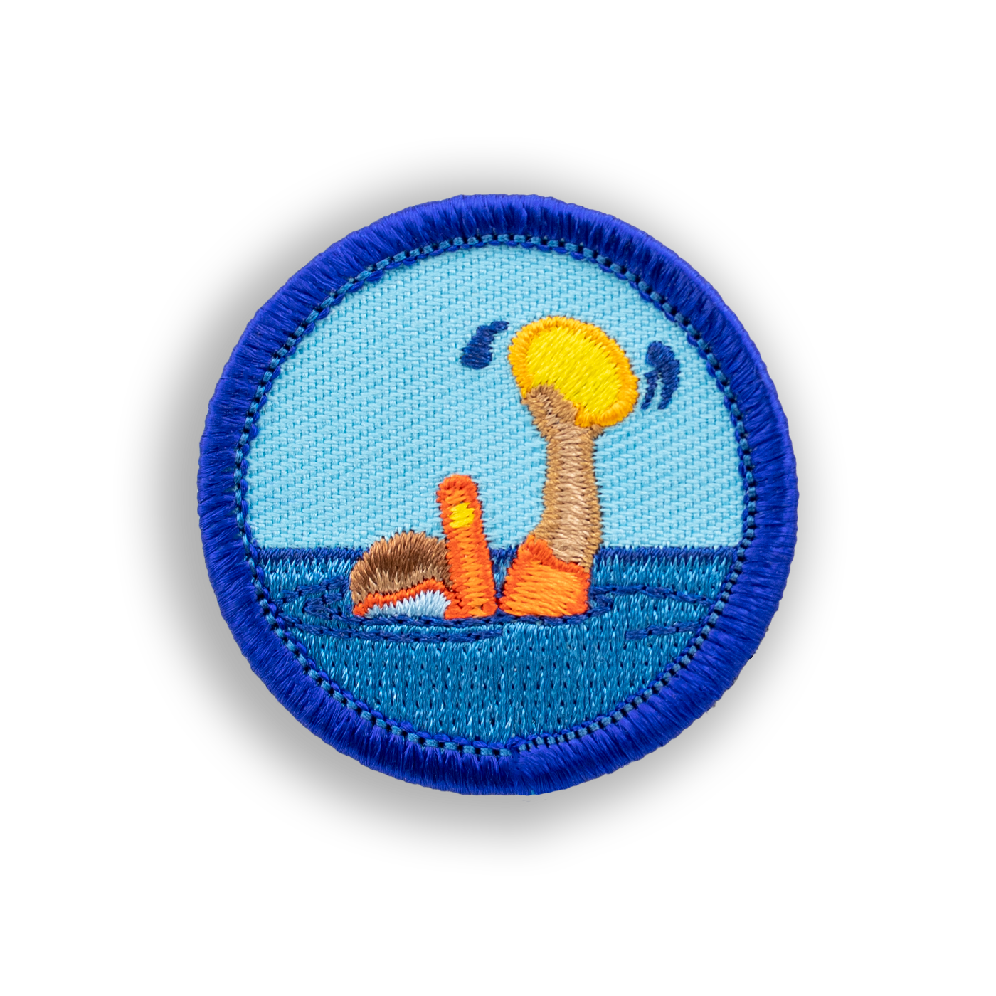 Disc Diver Bogey Badge© Disc Golf Patch - Iron-on, velcro, peel & stick