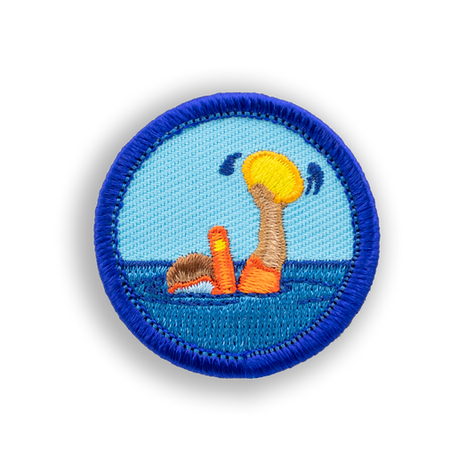 Disc Diver Bogey Badge© Disc Golf Patch - Iron-on, velcro, peel & stick