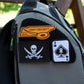 Calico Jack Pirate Flag Disc Golf Patch - Velcro patch