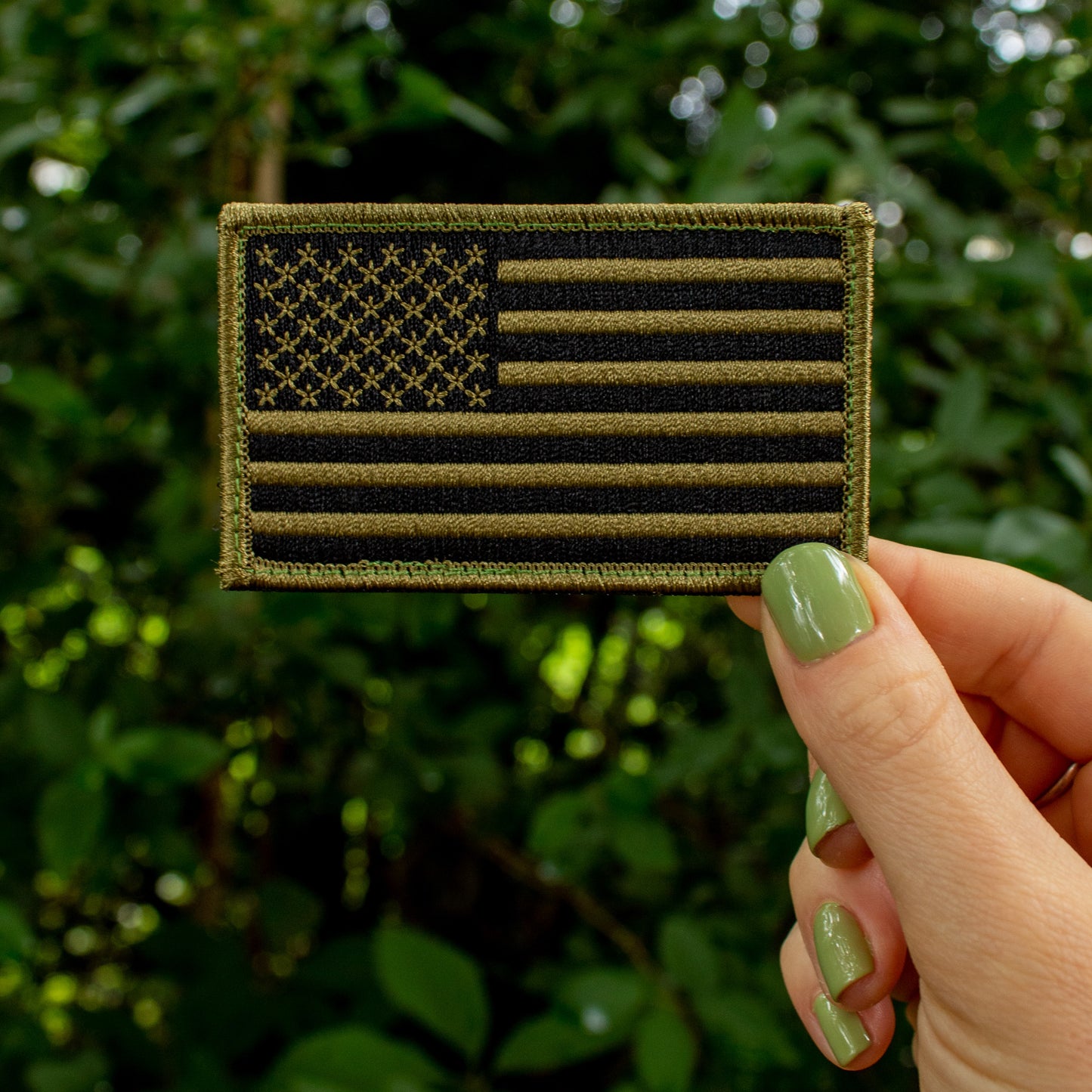 US Flag OD Green