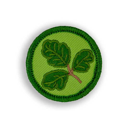 Poison Oak Bogey Badge© Disc Golf Patch - Iron-on, velcro, peel & stick