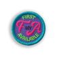 First Available Bogey Badge© Disc Golf Patch - Iron-on, velcro, peel & stick