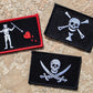 Pirate Flags Disc Golf Patches - Iron-on, velcro, peel & stick