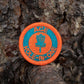 Orange Ace Disc Golf Iron-On Patch