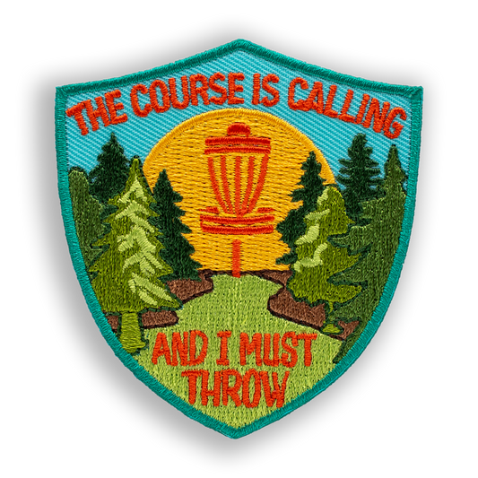 The Course is Calling | Disc Golf Patch