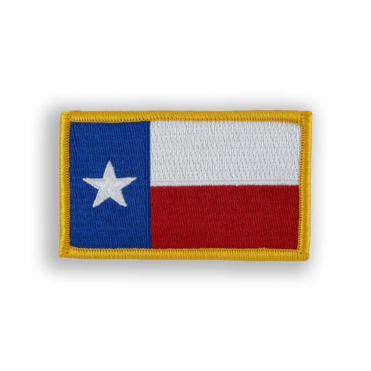 Texas State Flag Disc Golf Patch - velcro patch