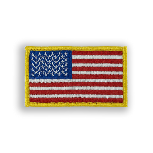 US Flag Disc Golf Patch - velcro patch