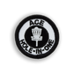 Black & White Ace Disc Golf Patch - Iron-on, velcro, peel & stick