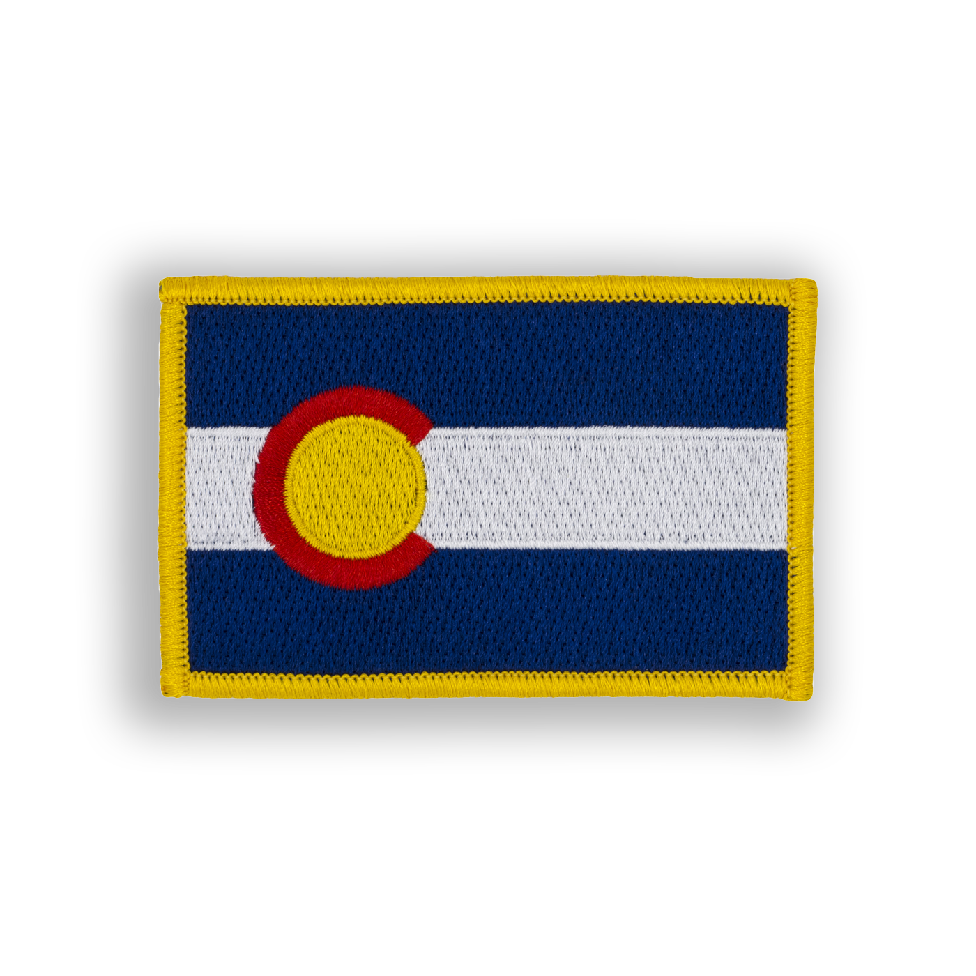 Colorado State Flag Disc Golf Patch