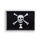 Jolly Roger Pirate Flag Disc Golf Patch - Iron-on, velcro, peel & stick