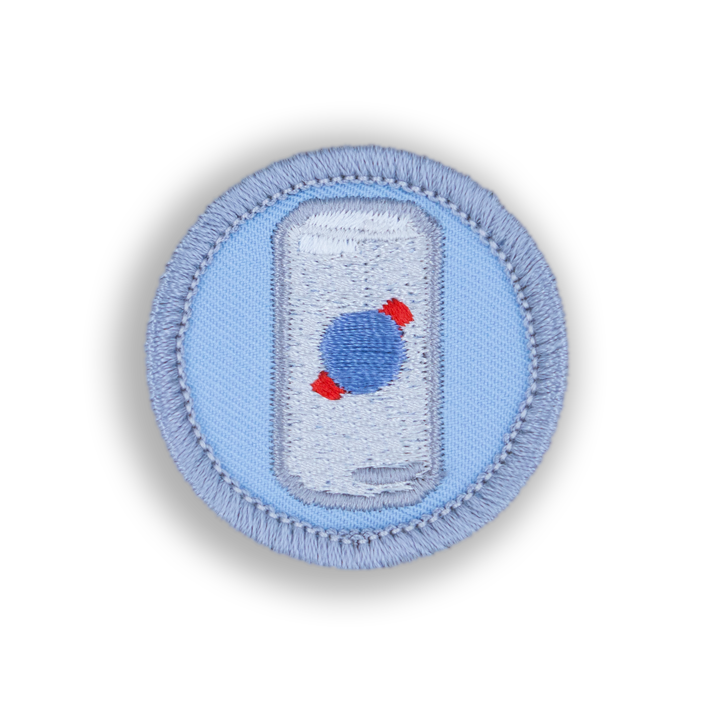 Blue Ribbon Winner Bogey Badge© Disc Golf Patch - Iron-on, velcro, peel & stick