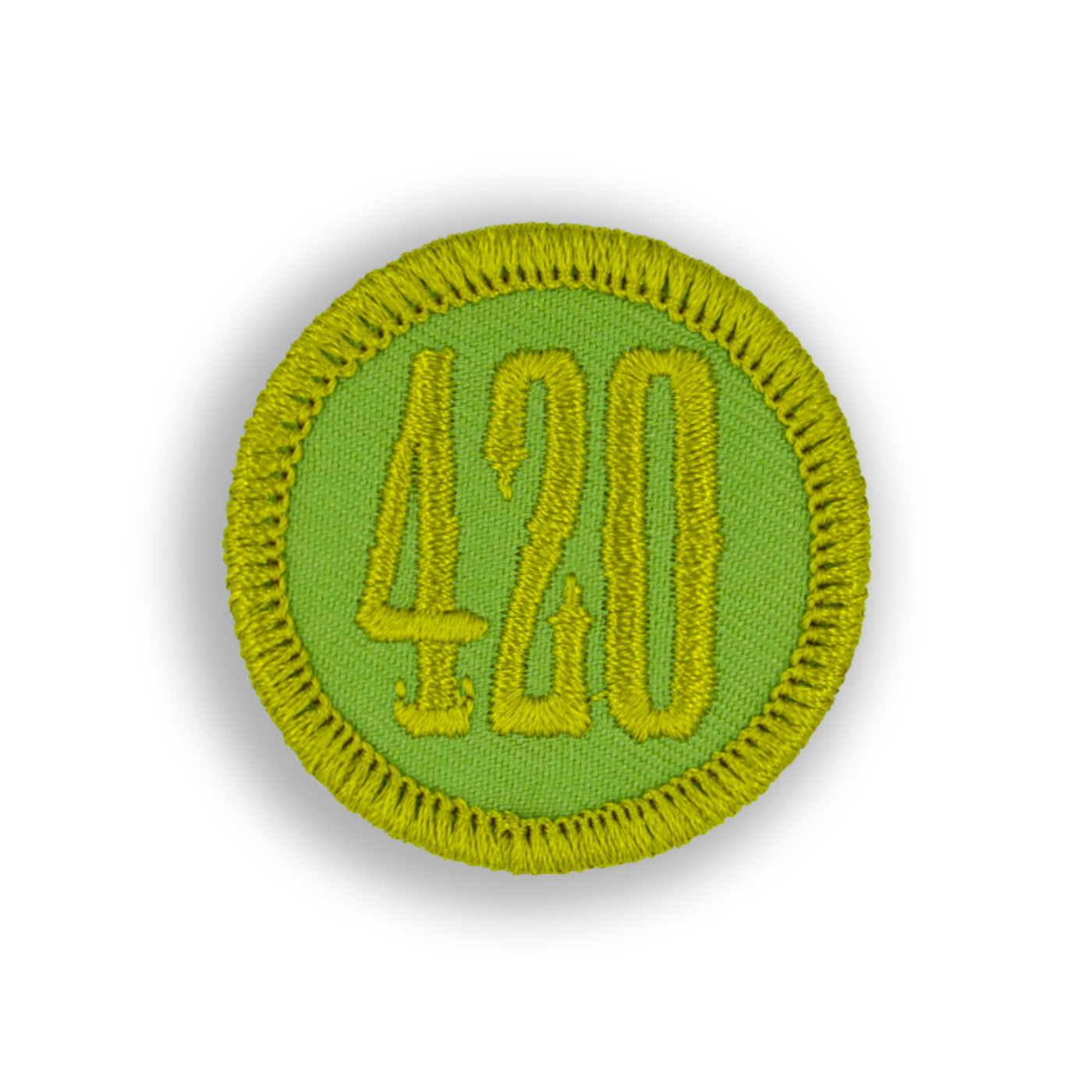 420 High Number Bogey Badge© Disc Golf Patch - Iron-on, velcro, peel & stick