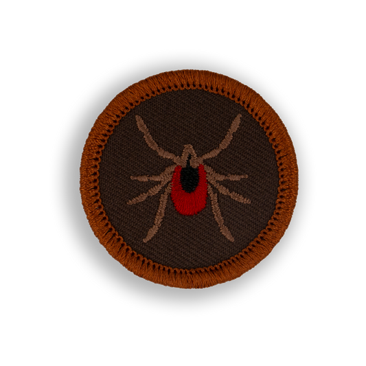 Tick Magnet Bogey Badge© Disc Golf Patch - Iron-on, velcro, peel & stick