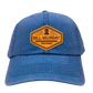 Custom Leather Disc Golf Hat - PDGA Player Badge - Denim Ballcap