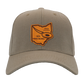 Custom Leather State Disc Golf Hat - PDGA Player Badge - Tan Ballcap