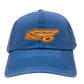 Custom Leather State Disc Golf Hat - PDGA Player Badge - Soft-Style Denim Ballcap